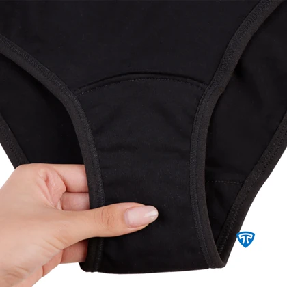 شورت نیم‌پد تاپیک بسته 3 عددی مشکی لاله-روزانه