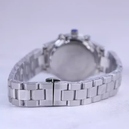 ساعت مچی الگانس زنانه فلزی نقره ای صفحه سبز L 9766/8