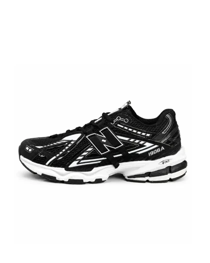 کتانی مردانه و بزرگ پا نیوبالانس مشکی سفید New BALANCE 1906
