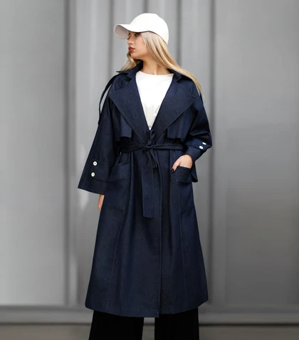 مانتو جین بلند Pinki 1328