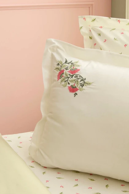 روتختی پیکه دو نفره Karaca Home مدل Soraline Nish Set پنبه و پلی‌استر - چندرنگ