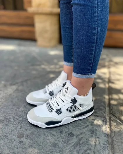 کتانی زنانه ورزشی نایکی جردن 4 (برند کاپلان)