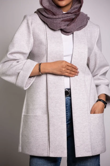 پالتو فوتر زنانه یقه شالی