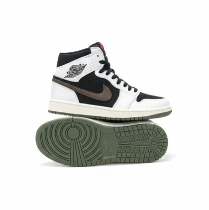 کفش کتانی جردن 1 ساق‌دار تراویس اسکات الیو کد 294929