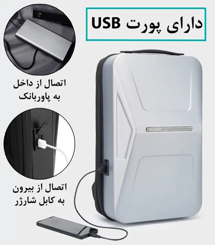 کیف و کوله پشتی لپ تاپ ضد سرقت اورجینال بنج BANGE 3005