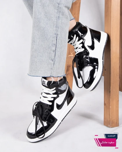 کتانی زنونه جردن ساق‌دار پاندا ورنی NIKE