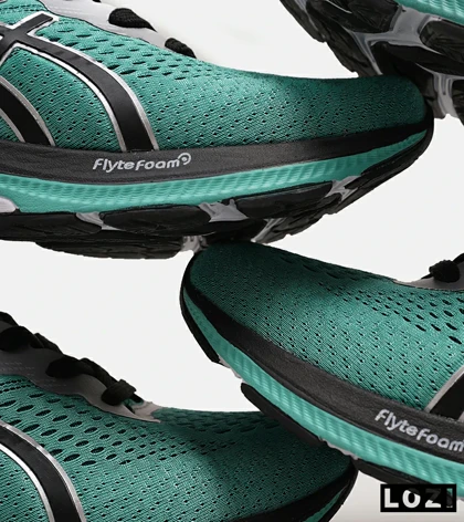 کتانی مردانه و زنانه سبز نقره ای ASICS GEL-KAYANO 27