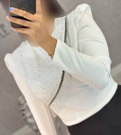 بلوز نگین زنجیری : 8838
