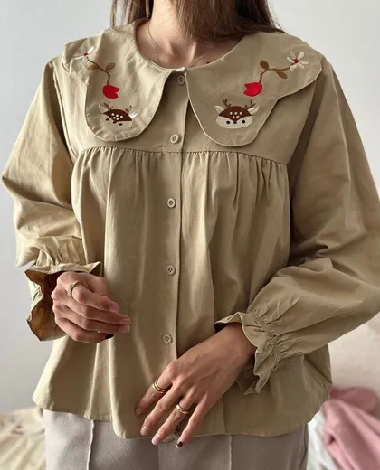 شومیز گلدوزی