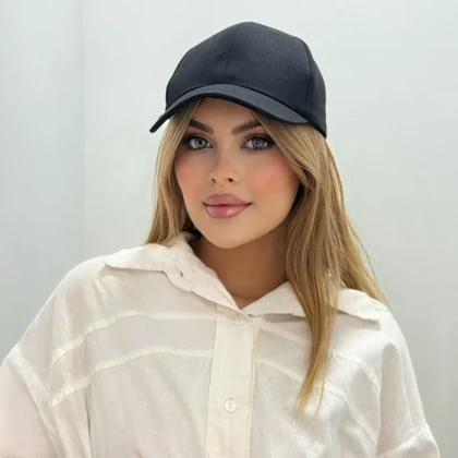 کلاه بیسبالی کتان وارداتی