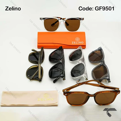 عینک دودی زلینو GF9501 زنانه مردانه یو وی 400 پلاریزه Zelino-9827-U