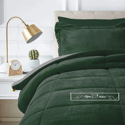 روتختی مینیمال کتان مخمل طرح مربع (رنگبندی)