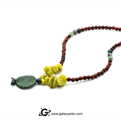 گردنبند سنگ و چوب طبیعت