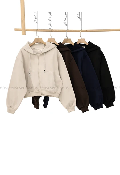 سویشرت باکسی داخل کرکی کد1004804