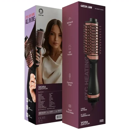 برس حرارتی سشواردار گرین لاین Green Lion مدل GL-HD17 توان 1200 وات