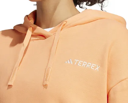 سویشرت های فضای باز Adidas W Terrex Logo Hoody PC_IS7227