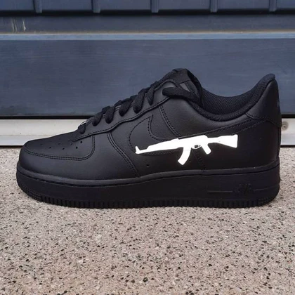 کفش اسپرت کاستوم کتانی ایرفورس air force طرح Reflective AK-47 نایک nike کد 185366
