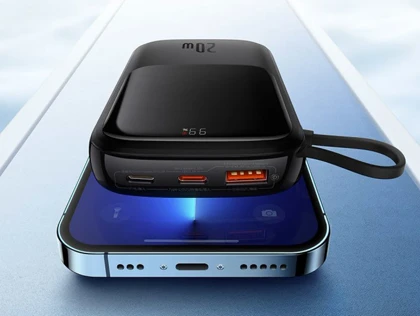 پاوربانک شارژر سریع 20 وات 10000 بیسوس Baseus Qpow Pro Fast Charge Power Bank PPQD020001