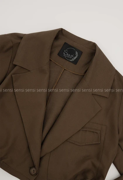 ست کراپ کت دامن کج راه کد1005530