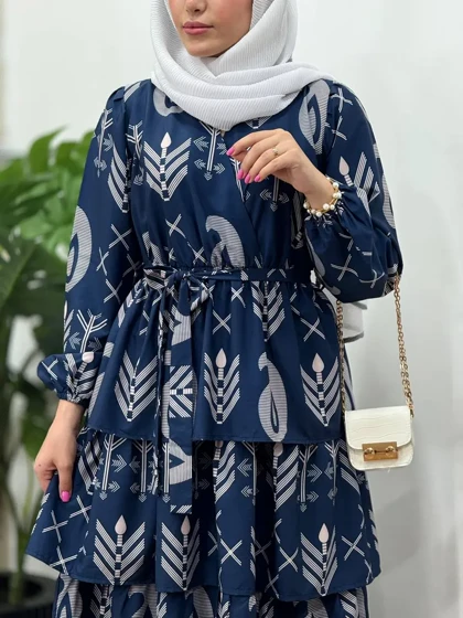 پیراهن بلند چین‌دار آلیما
