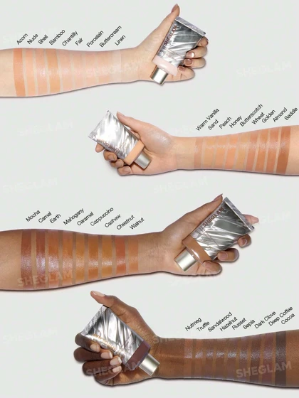 کرم پودر شیگلم مدل Dew & Done Skin Tint با SPF20 حجم 30 میل