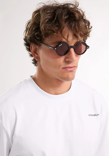 عینک آفتابی دی فرانکلین مدل D.franklin Ultra Light Round Tort / Brown