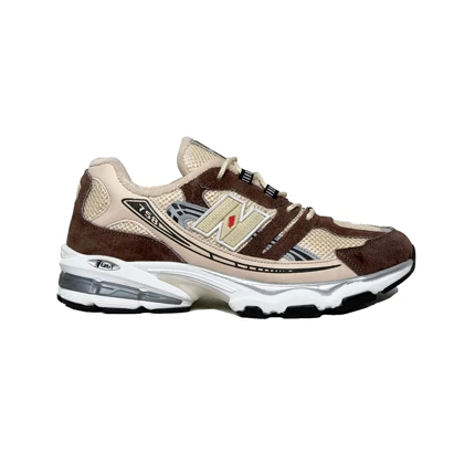 کتانی اسپرت مردانه مدل نیوبالانس 758 New balance رنگ کرم‌قهوه‌ای کد 51412