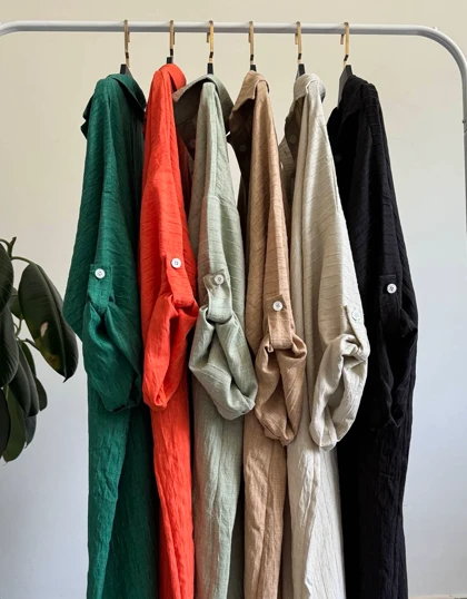 مانتو کفتان گندم