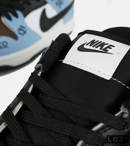 کفش کتانی مردانه و زنانه آبی مشکی Nike Sb Sparco F40