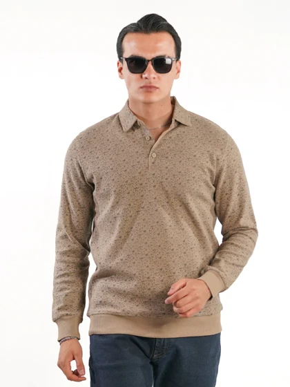 بلوز سلانیک سه‌دکمه مردانه کد 6232