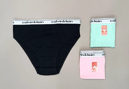 شورت زنانه اسلیپ کلوین کلاین پک 3 عددی
