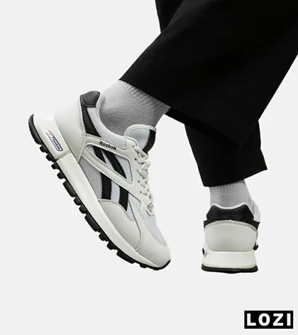 کفش کتانی مردانه و زنانه سفید مشکی Reebok