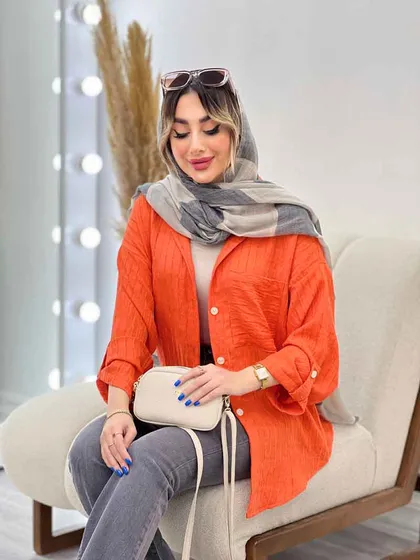 شومیز تک جیب نلی