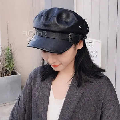 کلاه چرم نقاب کوتاه مدل Barata1