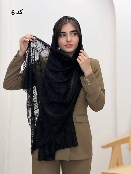 6568-شال وارداتی حریر هلما
