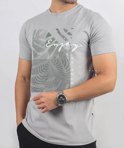تیشرت طرح دار مردانه 1621