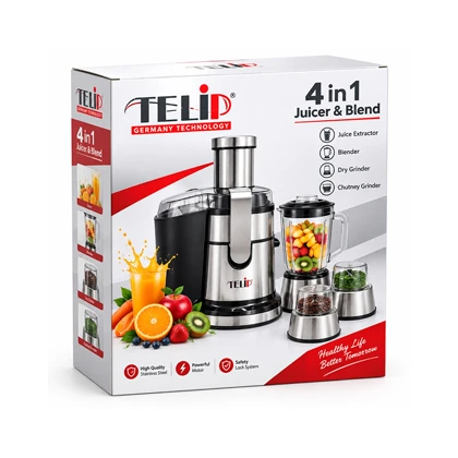آبمیوه‌گیر و بلندر 4 کاره تلیپ Telip (Juicer & Blend)