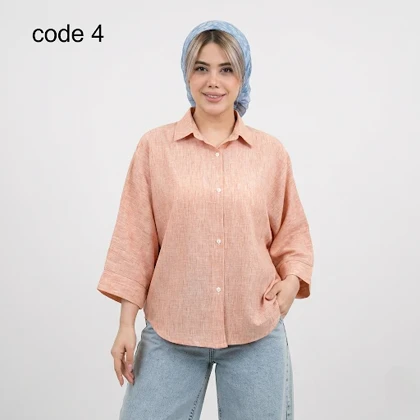 شومیز کیمونو لینن مدل فرزانه علیدسا