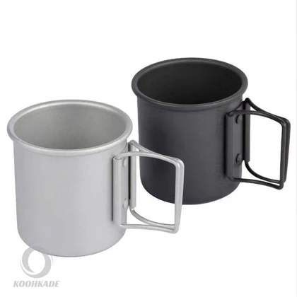 لیوان تیتانیومی دسته دار