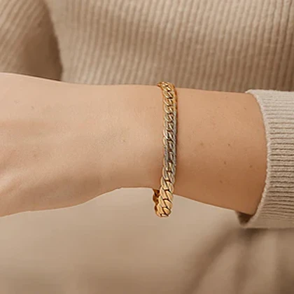 دستبند ژوپینگ طرح فیگارو (باریک) 5 میل