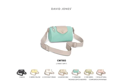 کیف دوشی زنانه دیوید جونز مدل David Jones CM7503