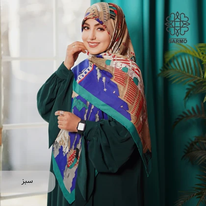 روسری ابریشم توییل شهر