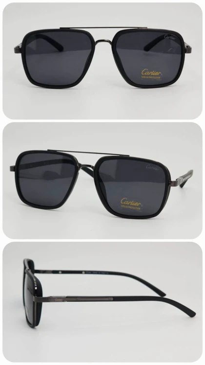 عینک آفتابی مردانه و زنانه کارتیر Cartier TR8164 پلاریزه و ضد اشعه UV400 ایتالیایی