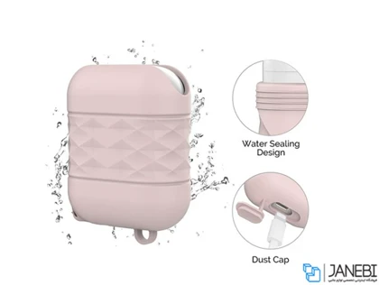 کاور محافظ قلاب دار ایرپاد 1 و 2 آها استایل AHA Style PT79 Case Airpods 2/1