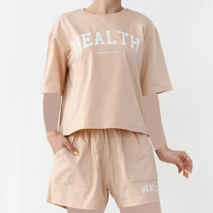 ست تیشرت و شورتک health کد202