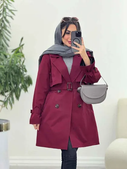 بارانی پشت ژیله پاگن دار