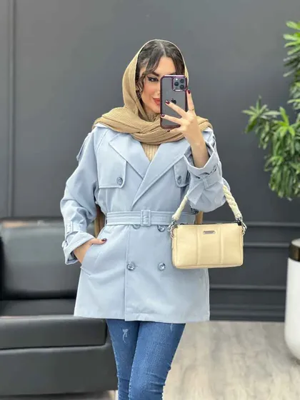 بارانی شش دکمه پشت پاگن