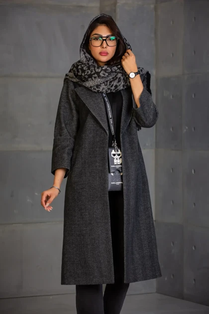 پالتو جناقی بلند یقه E