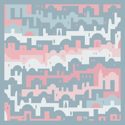 روسری نخ پنبه کوچه نگار