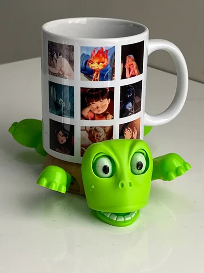 زیر لیوانی لاکپشت سبز